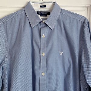 American Eagle-Mens -Long Sleeve Button Up